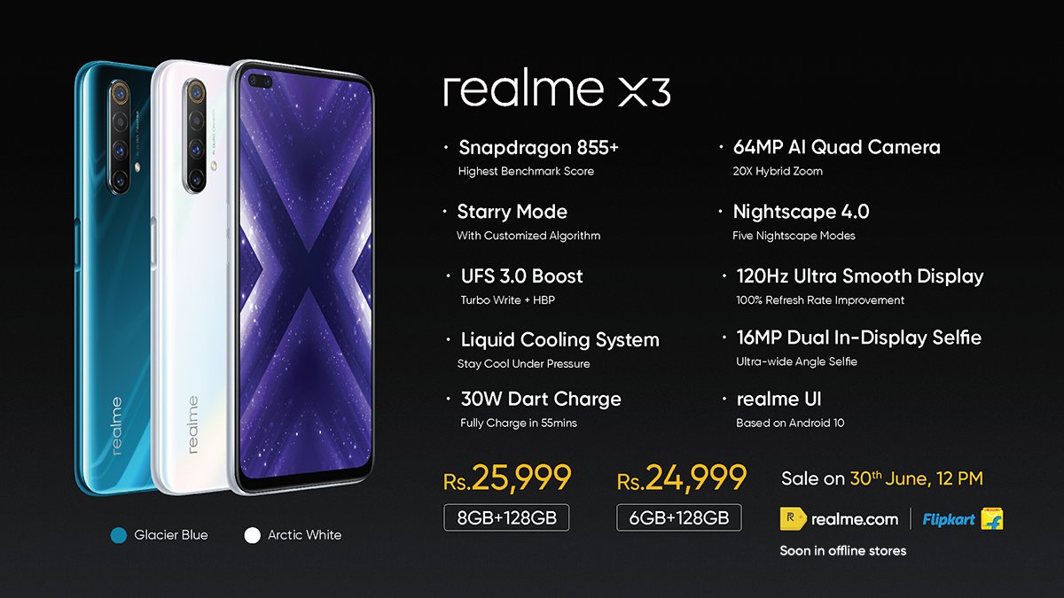 Realme x3 caratteristiche