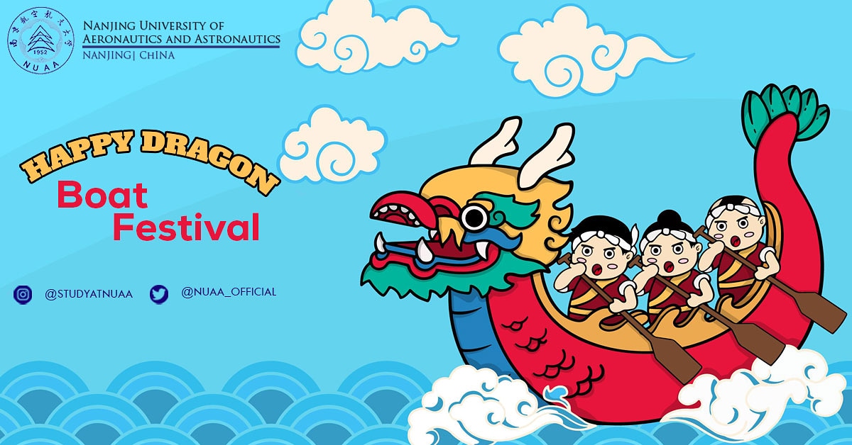NUAA_official's tweet photo. Brightness of colors and smiling hearts are what we wish for you on the pious occasion of Dragon Boat Festival. May you enjoy these times with eternal happiness.

#dragonboat #dragonboatteam #dragonboating #dragonboatlife #dragon #edbf #dragonboats #engineering #aeronautics #NUAA https://t.co/oOFYFW4xtW