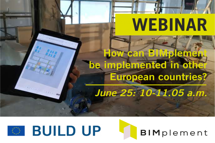 EU_BUILDUP's tweet photo. We will cover the @H2020BIMplement webinar on implementing the project in other European countries!

Follow us here 🧵⬇️ https://t.co/kCGRw9oKEh