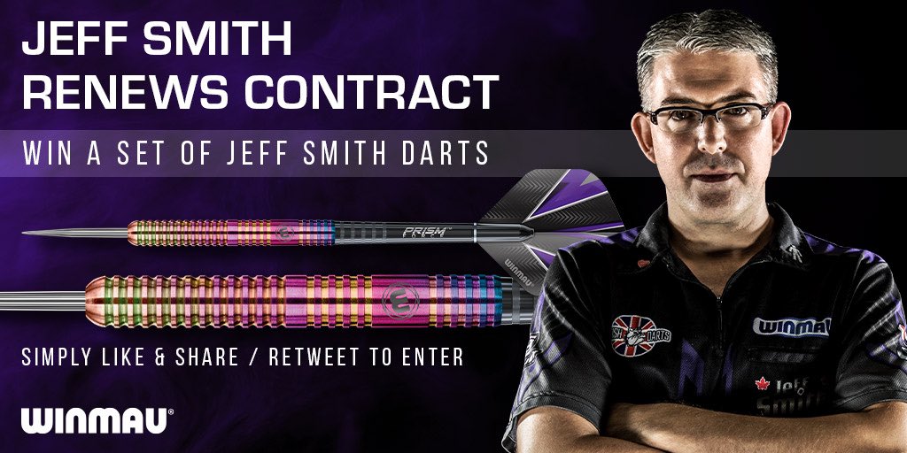 COMPETITION TIME!

To celebrate Jeff Smith’s 4-year contract extension we are giving away a set of the Silencer’s stunning coated darts!

All you need to do to enter is LIKE &amp;  RETWEET this post!

Good Luck!!!