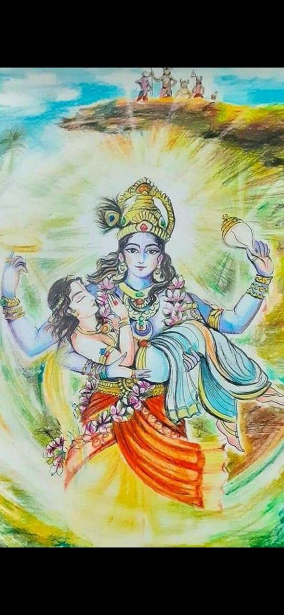 Explanation:-This mantra mentions the qualities of Varundev. It says that he knows the speed of the flying birds or their destinations. Similarly he knows the speed and destination of the boat's plying in the ocean.3/4