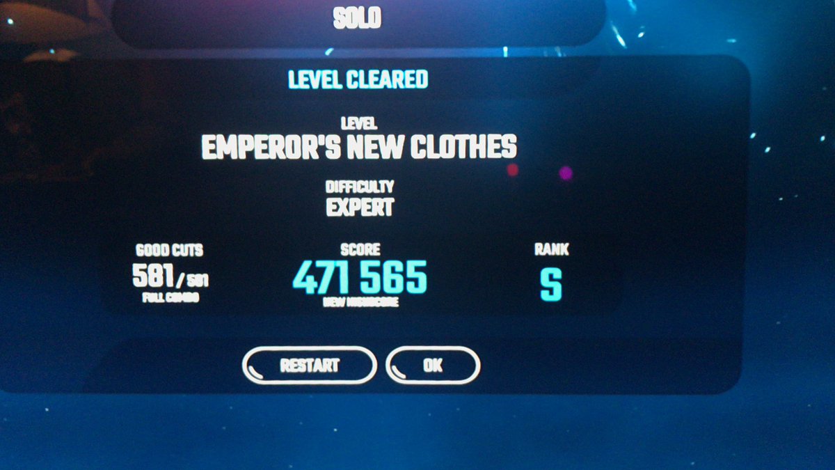 GeorgeSorg's tweet image. Feeling really good about myself over my first FC expert level. @Rated_Jay7 @BeatSaber