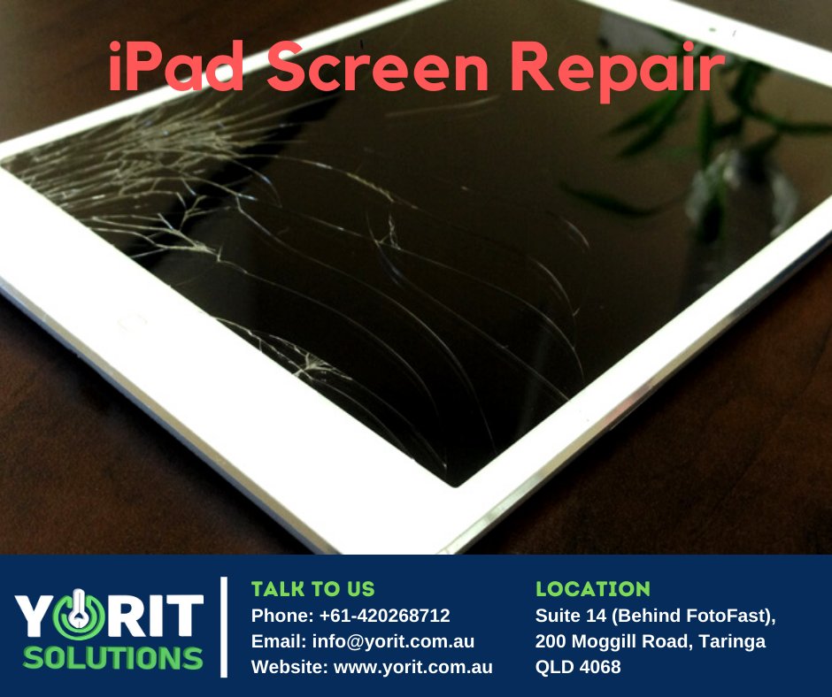 yoritsolutions's tweet photo. Reliable iPad Screen Repair Professionals in Brisbane!
Shattered Screen or a Cracked One?
Call: +61-420268712
Email: info@yorit.com.au
Visit: https://t.co/wEjaJhCcbt
#yoritsolutions #iphonerepair #iphonescreenrepair #iphonescreenreplacement #brisbanebusiness #taringa https://t.co/sBWKw1rySV