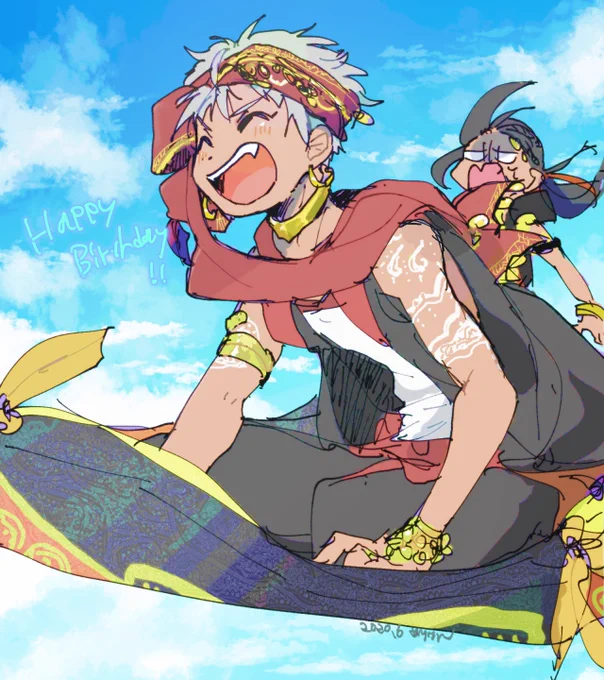 カリムくんおたおめ?※上げ直し失礼します  #カリム・アルアジーム誕生祭2020 