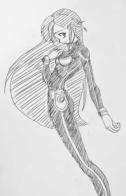 今日のお昼のお絵描き
横ヨーコw 