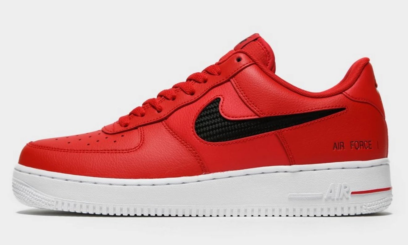 SOLELINKS on X: Ad: NEW Nike Air Force 1 Low Mesh dropped via JD Sports UK  Black: Red: UK sizing, US  shipping available  / X