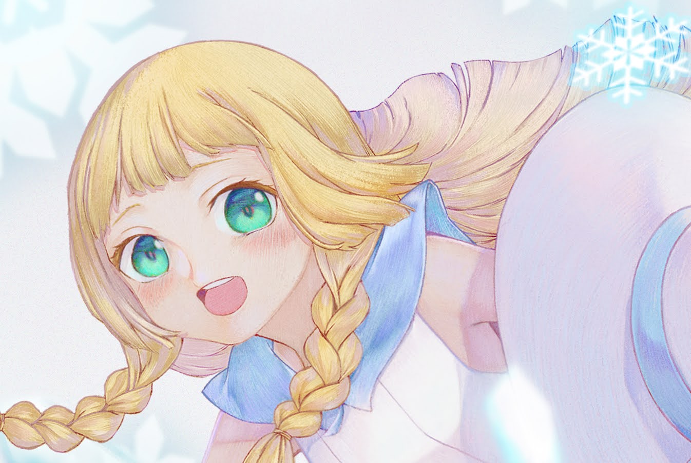 雪兔子 莉莉艾超可愛 イラスト好きな人と繋がりたい Pokemon リーリエ 莉莉艾 Illustration Drawing イラストレーション イラスト 插畫 ポケモン ロコン