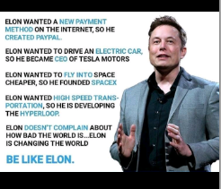 Oellinger's tweet photo. Why Elon Musk is world's one of the most Successful Entrepreneur?
.@elonmusk 
.
.
.
.
.
.@BoredElonMusk .@ElonMuskNewsOrg .@Tesla .@SpaceX 
.
.
#ElonMusk #entrepreneur #morningmotivation #motivational #Tesla #SpaceX https://t.co/cUH0J6lhQe