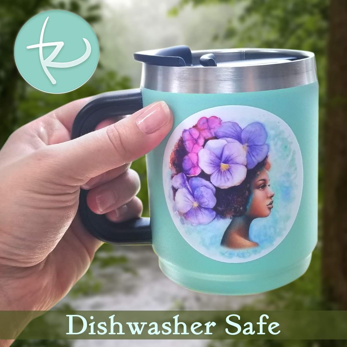 lauracolorstoo's tweet photo. These turned out amazing! Thank you @stickermule ! I've been running this through the dishwasher and it still looks great. https://t.co/6JS1NpjaHP