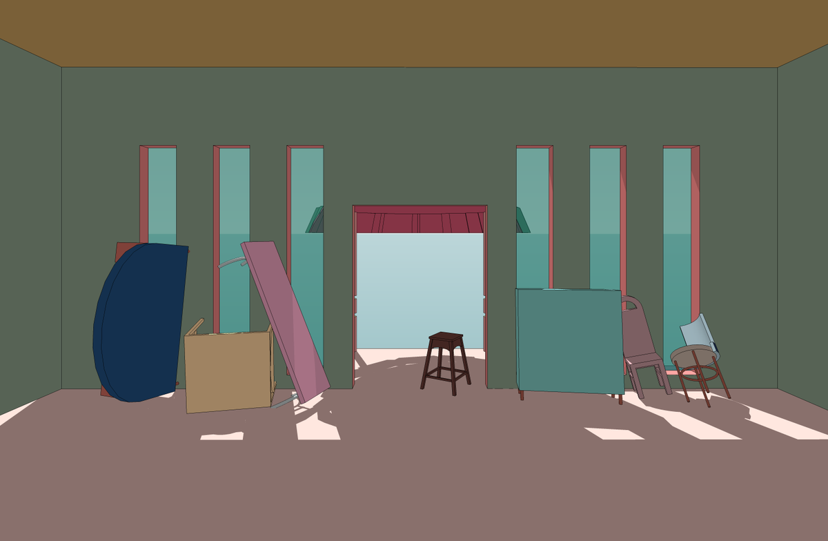 仕事中暇であった友人が手遊び的に作った3Dをいくつか送ってきてくれたのでアップします 
