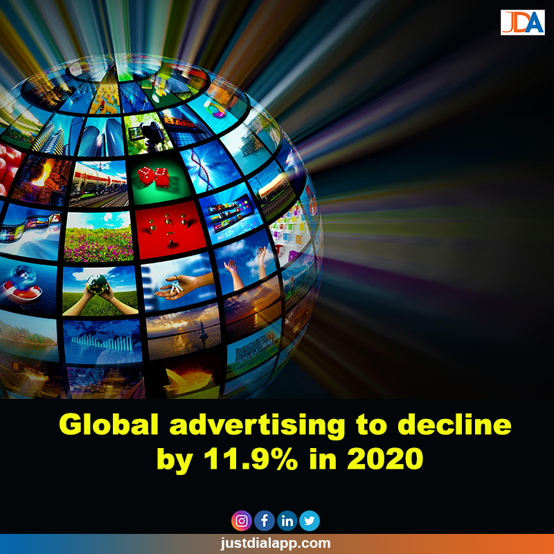 ourjustdialapp's tweet photo. Global advertising is expected to fall by 11.9% in 2020,said a report by media agency. However, global ads will register a growth of 8.2% next year.
#advertisement#justdialapp#businesszon#marketing https://t.co/aefN7Ext9N
