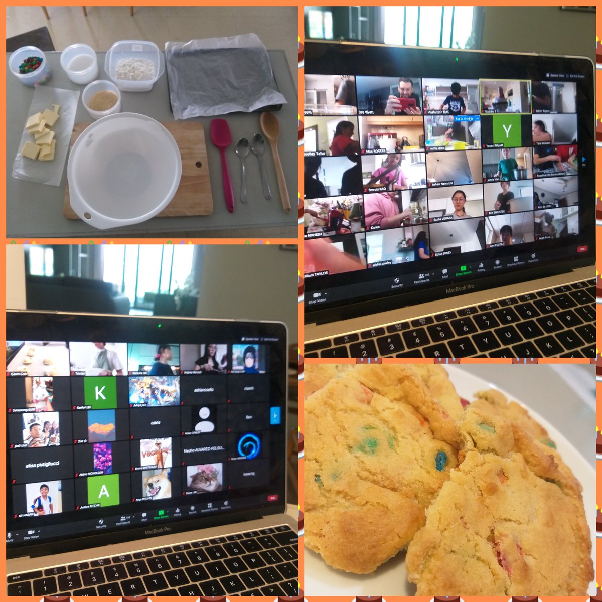 100+ students baking cookies together! #wellbeing #gislearning