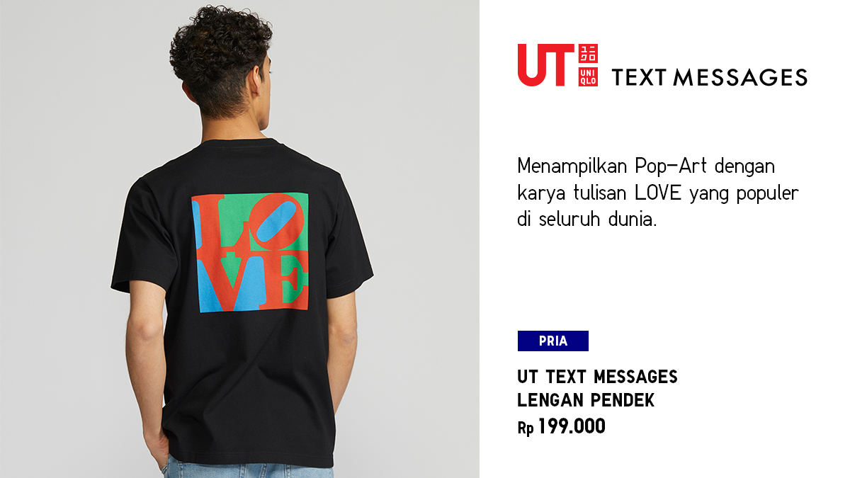 Text message celebrates the work of  Uniqlo Philippines  Facebook