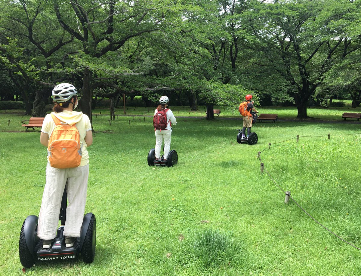 昭和記念公園セグウェイツアー 本日 お誕生日という方がセグウェイに乗りに来てくださいました 雨も見計らったかのように止みましたよ 素晴らしいです 記念すべき日に一緒にツアーで公園内をまわれて嬉しかったです 昭和記念公園 東京 立川