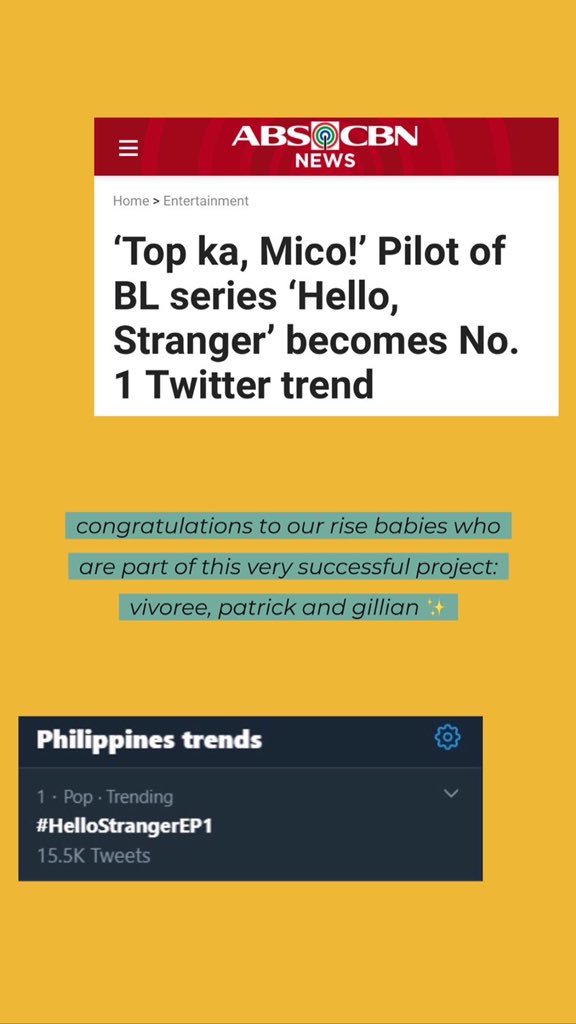 riseartistsph's tweet image. ka-proud kayo, @vivoree @patrickquiroz_ @gasvicencio ✨
congratulations!!! 😻 #HelloStrangerEP1