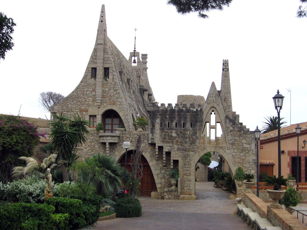 Bodegas Güell, in Catalan Celler Güell, is an architectural complex comprising a winery and associated buildings located in Garraf, in the municipality of Sitges (Barcelona), designed by the Catalan architect Antoni Gaudí.