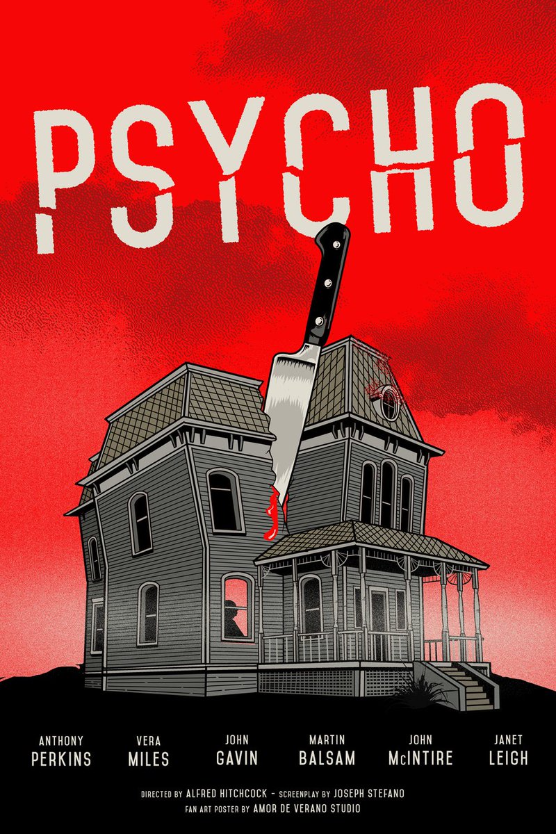 He sido inconstante algo en <a href="/moviepostershow/">TheMoviePosterShow</a> pero aquí mi participación del reto de la quincena que también celebra los 60 años de Psycho, la enigmática película de Alfred Hitchcock