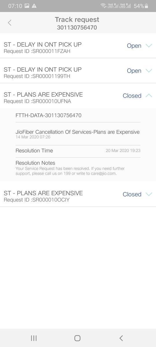 Jaisriram's tweet photo. @PMOIndia @narendramodi @abpnewshindi @ZeeNews @News18India @BBCWorld @aajtak @JioCare @reliancejio @reliancejio @RelianceEnt @RelianceDigital @mukeshambani01 @rsprasad Such a worst service being provided by Reliance jio fiber.Still they havent refunded the security money. https://t.co/2WivIhSCvO