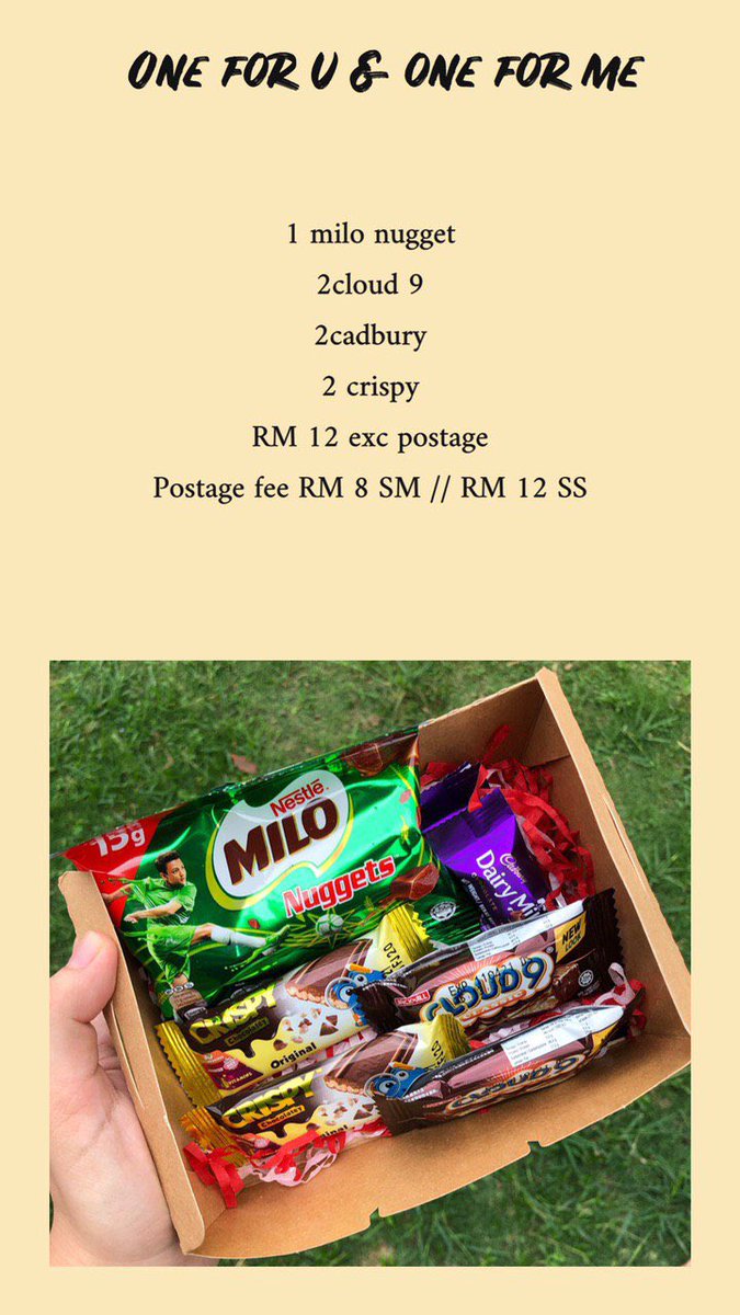  RM12 Suprise Box with your favourite Chocolates Part 1  RT to send hints to someone 