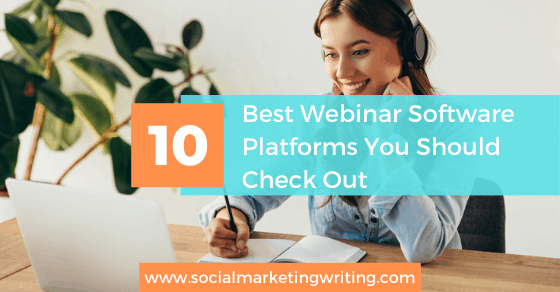 10 Best #WebinarSoftware Platforms You Must Check Out

buff.ly/3dxXdrJ Via @smwriting

#contentmarketing