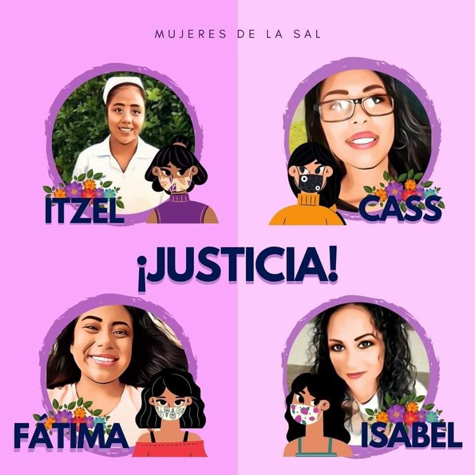 #JusticiaPara #Itzel, #Cassandra, #Isabel y #Fátima

En #Oaxaca han desaparecido 118 mujeres en lo que va del año. Fátima, Isabel, Itzel y Cassandra, desaparecieron en Tuxtepec, donde no hubo recursos de inteligencia para su búsqueda.

#Justicia, #Memoria, #Verdad, #NoRepetición