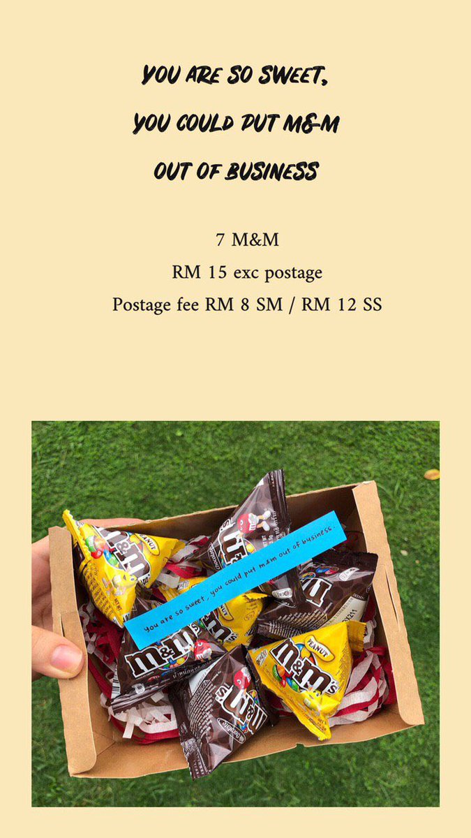  RM15 Suprise Box with your favourite Chocolates Part 2  RT to send hints to someone 