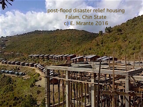 9. Climate Crisis: severe Myanmar storms incl. 2010 Cyclone Giri cat. 4 Rakhine St. killed 150+. 2015 Cyclonic storm Komen heavy rains + extreme flooding in Rakhine, Sagaing, Magway & massive landslides in Chin St. 2017 Cyclone Mora cat. 1 caused flooding & tornado in Rakhine St.