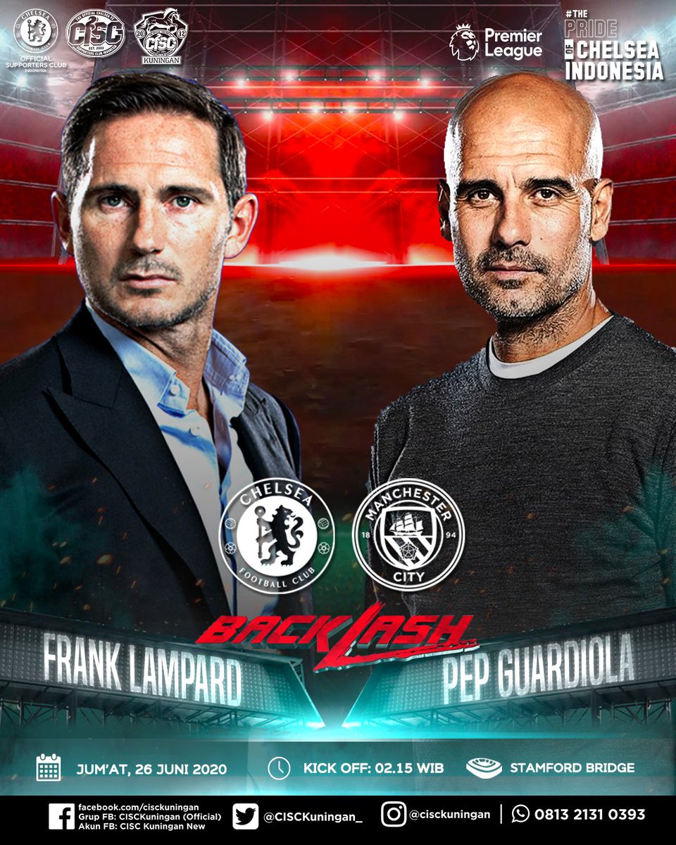 CISCkuningan_'s tweet photo. The Greatest Big Match Ever. Today Chelsea versus Manchester City 
.
.
.
#PL #CHEMCI #Chelsea #ChelseaFC #CFC #ThisIsCISC #ChelseaIndo #ThePrideOfCISC #CISCKuningan #CISCKNG https://t.co/aOzQnDJ3fB