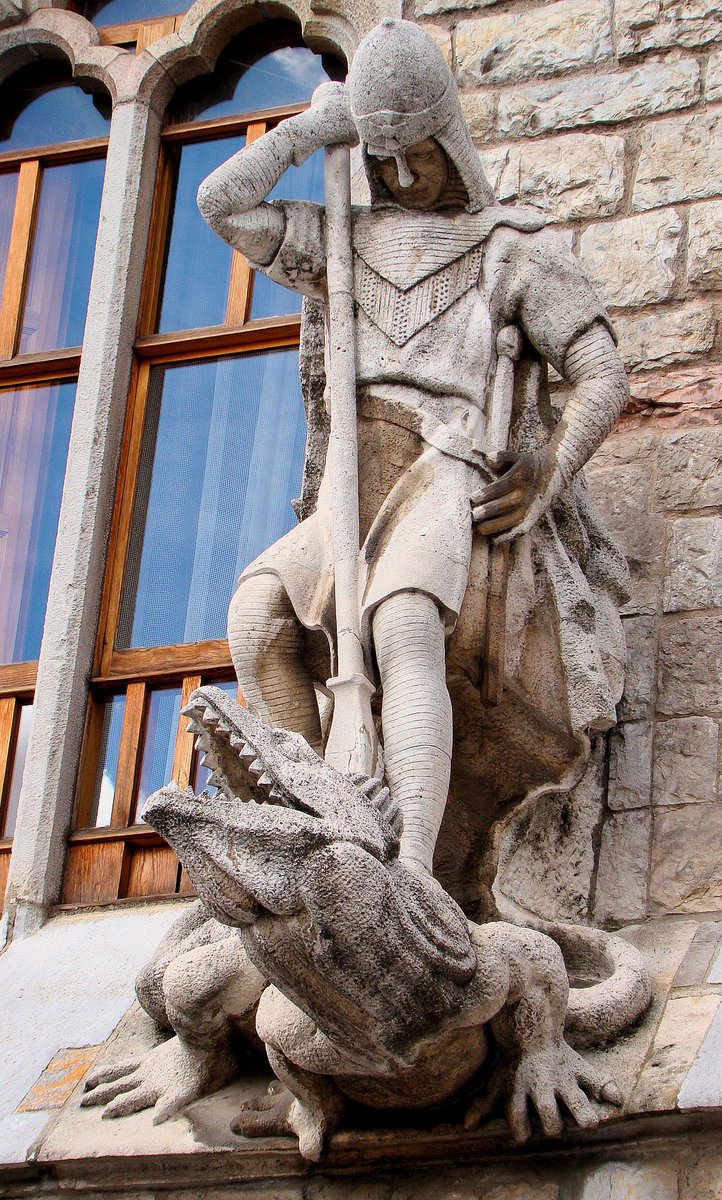 The Casa Botines (built 1891-1892) is a Modernist building in León, Spain designed by Antoni Gaudí. It was adapted to serve as the headquarters of Caja España, a local savings bank.