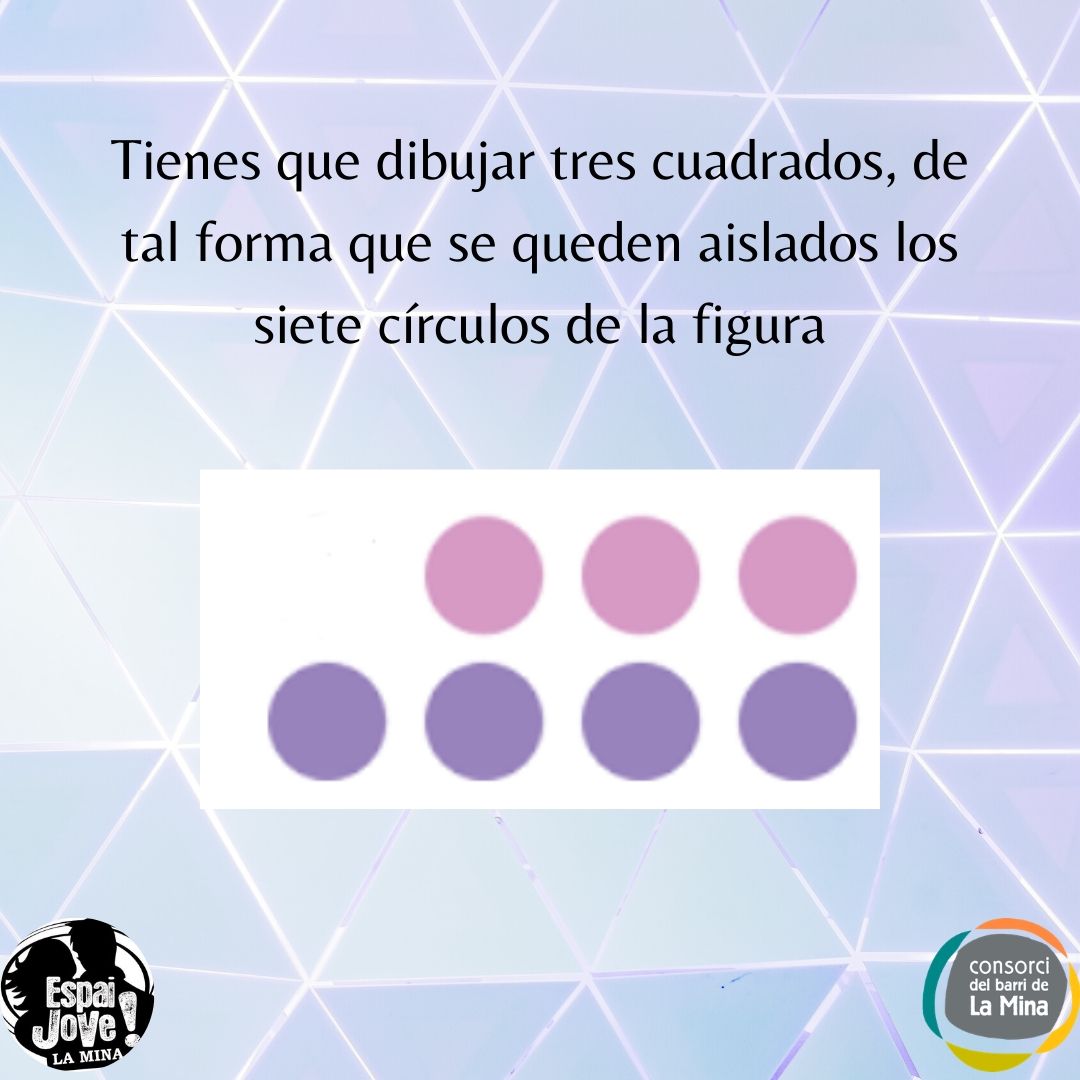 EspaiJoveLaMina's tweet photo. Bon dia!💯
Esperem que hagueu gaudit d'una bona revetlla🔥
Us deixem amb aquests problemes lògics per a que us acabeu de despertar! 🧠

#espaijovelamina #infantsmina #jovesmina #fembarri #forçasantadria #Forçalamina https://t.co/aAzDinzzwI