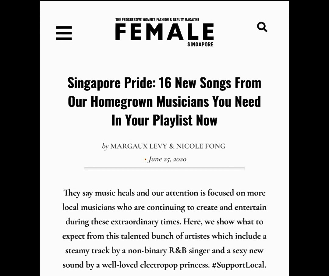 dear_dairii's tweet photo. Thank you soo much @FemaleSingapore for the feature! 💕✨❤️🙏🏻 #HowDoI #AIRII https://t.co/lGCK5tQD6K