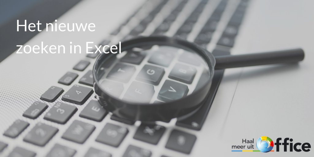 Er is een nieuwe zoekmogelijkheid in Excel: x.zoeken. Deze functie biedt meer mogelijkheden. De kolom waar de zoekwaarde in staat hoeft niet meer vooraan te staan en worden meerdere gegevens getoond. Lees mijn blog:
haalmeeruitoffice.nl/nieuwe-zoeken-…

#tips #secretaresse #excel