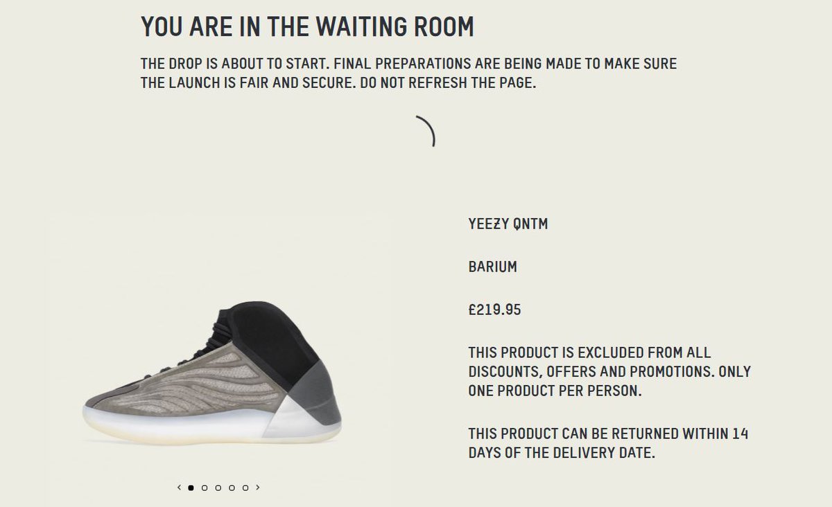  2020.09.02 9 5Sat Release adidas YEEZY QNTM BILLY'S.