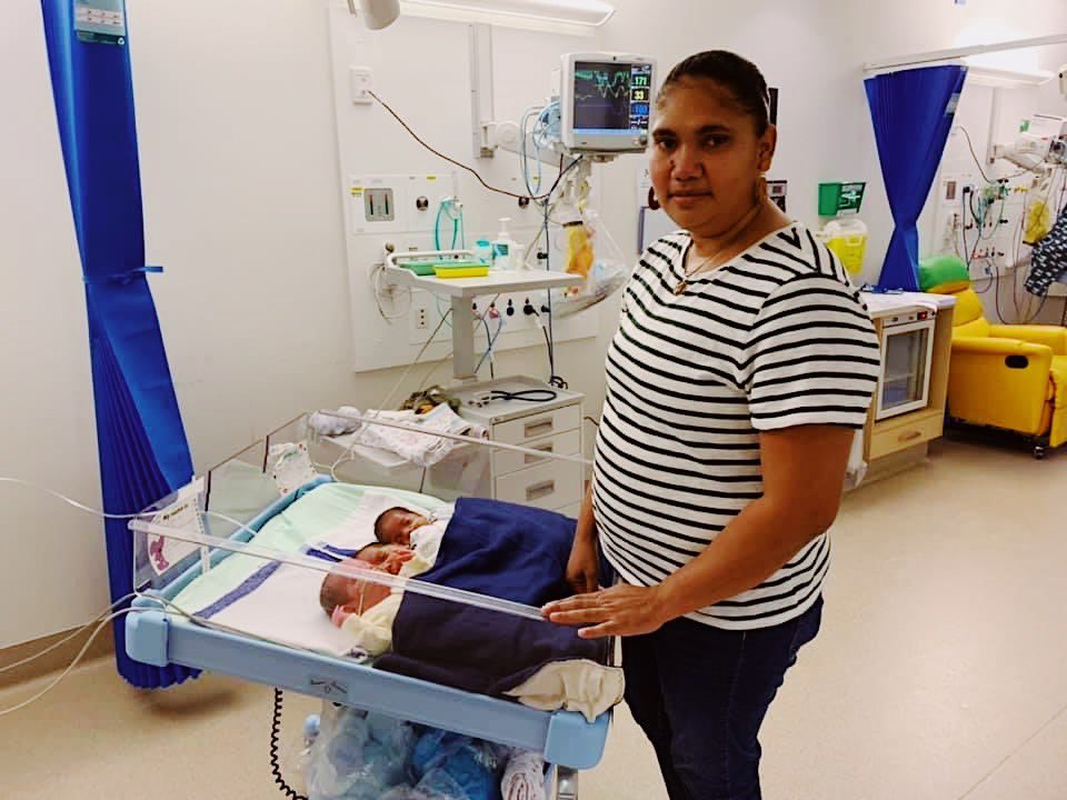 CiaraEJones's tweet photo. Tonight: Normanton mum, Alicia Bee gave us a glimpse into life with 8 kids... after giving birth to triplets at Townsville Hospital. And she wants MORE! 6pm @WINNews_TVL https://t.co/NkZYbsIBpr