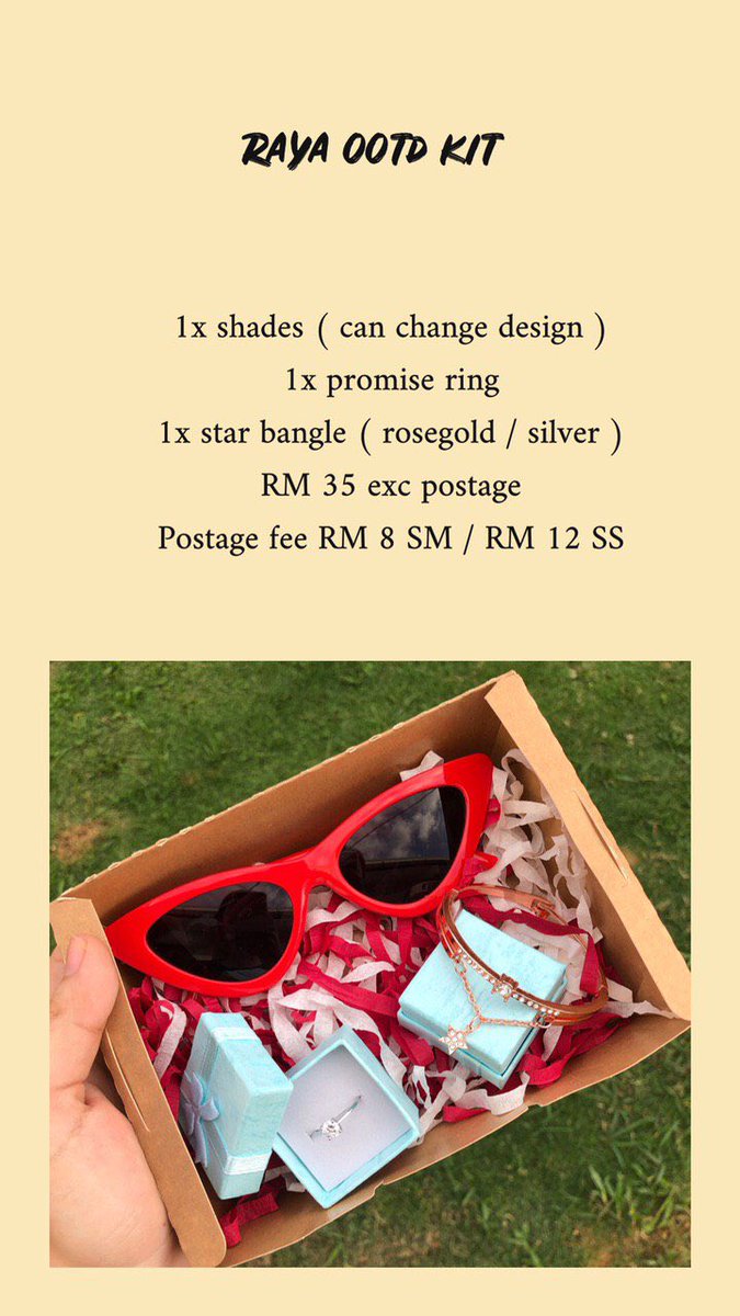  Suprise Box with cool Sunglasses RT to send hints to someone 