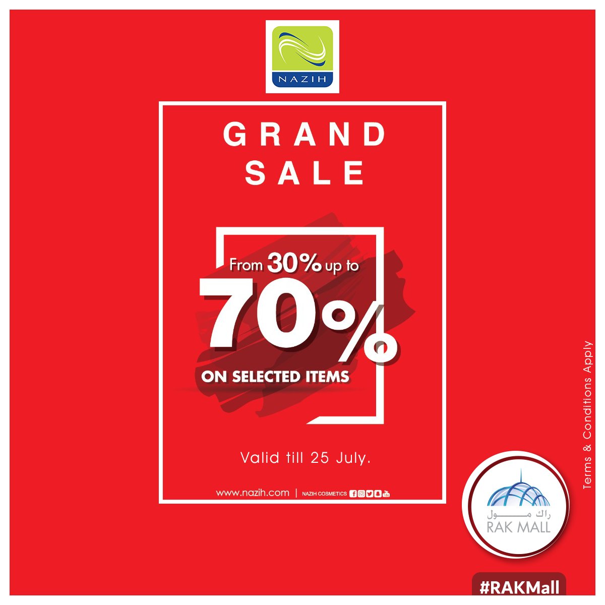 RAK Mall (@rak_mall) on Twitter photo #RAKMall #MyRAK
Grand Sale at Nazih, RAK Mall. Enjoy up to 70% off on an extensive range of Home Beauty products from <a href="/NazihCosmetics/">Nazih Cosmetics</a>
This offer is valid until 25th July 2020 #RAKMall #MyRAK
Grand Sale at Nazih, RAK Mall. Enjoy up to 70% off on an extensive range of Home Beauty products from <a href="/NazihCosmetics/">Nazih Cosmetics</a>
This offer is valid until 25th July 2020