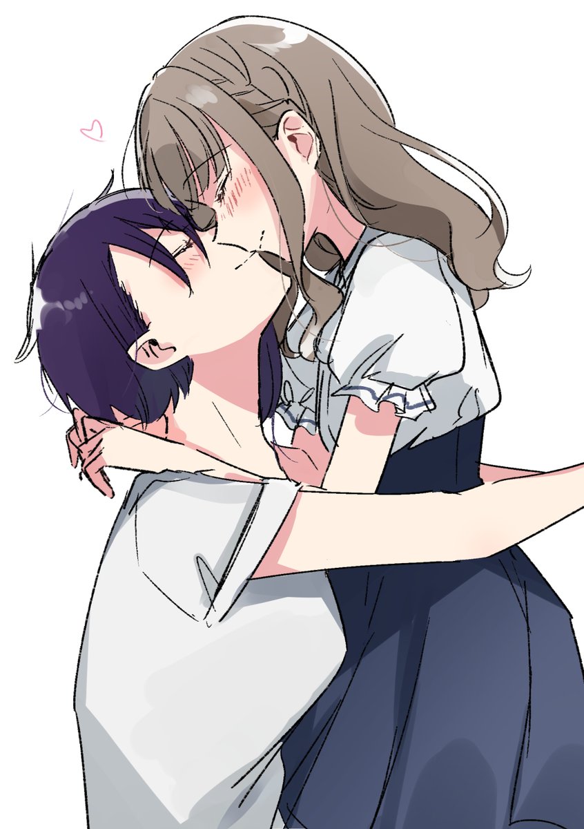 せっかくなのでイチャついてる絵まとめました～～
 #百合の日 