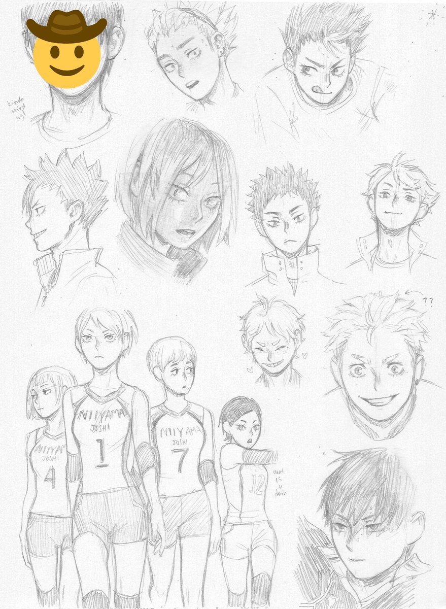 do you ever just sit down one day and say ur redrawing hq pannels for a warm up and then end up in an obsession to sketch every pannel humanly possible or are you normal
[#haikyuufanart #haikyuu] 