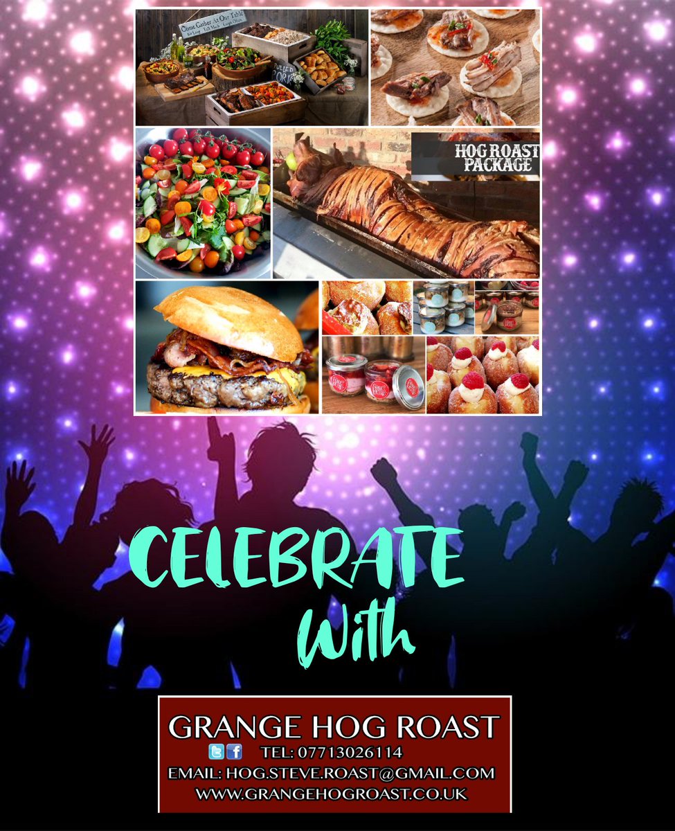 Party time is close, what better way to celebrate than with a hogroast !