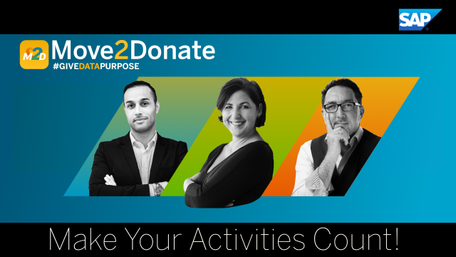 beateriefer's tweet photo. Gesundheit, Klimaschutz und soziales Engagement – wie lässt sich das vereinen? Mit unserer neuen App #Move2Donate können SAP-Mitarbeiter in Deutschland durch ihre sportliche Aktivität soziale Organisationen unterstützen. #givedatapurpose #lifeatsap https://t.co/nlG7UlNBzY https://t.co/5s1Oll50Hs
