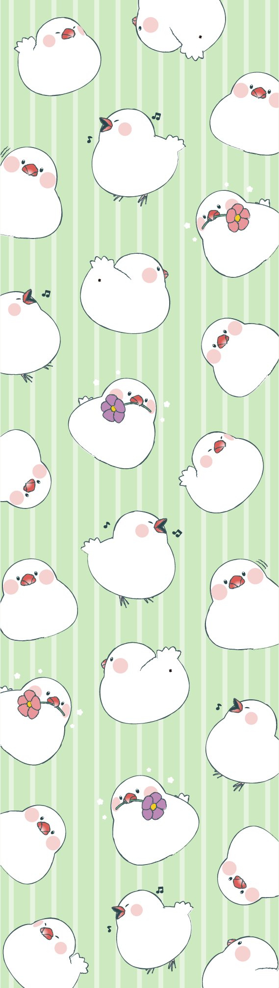 スタジオ キーストン スマホの壁紙 第１８弾 テーマ 文鳥 制作スタッフ おおた シマエナガ に続く鳥シリーズです 白文鳥と桜文鳥 おまんじゅう感がたまりません スタッフ 杉まる スタジオ キーストン スマホ壁紙 無料 壁紙