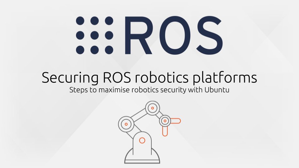 ubuntu's tweet image. ROS is a popular open-source platform for advanced robotics. Its flexibility and ease-of-use make it well-suited to a wide array of robotics applications – however, these robots are not always sufficiently protected against security threats.

Our whitep...
bit.ly/39GWsdH