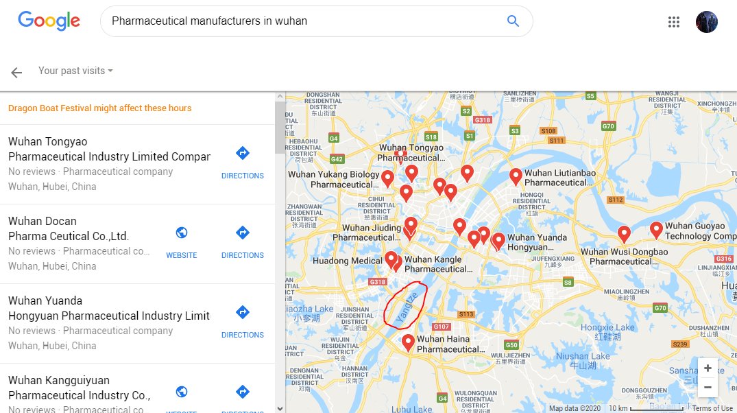 Some ask, "in what way can  #3GD & Wuhan flooding affect us outside of China?" In MANY ways; 1 way is: 80-90%+ basic pharma drug material world uses (97% antibiotics US uses) comes from Wuhan China. Most of those factories sit next to Yangtze.Flooded Wuhan = global drug shortage