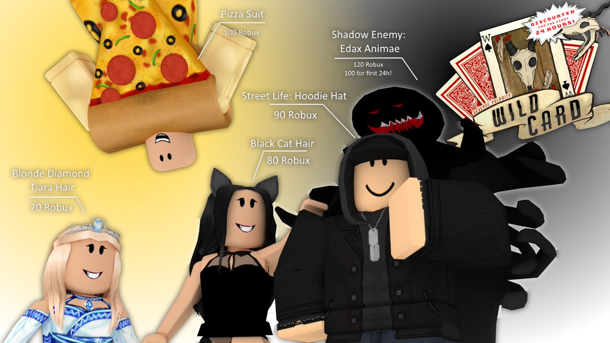 Black And Yellow Hair Roblox