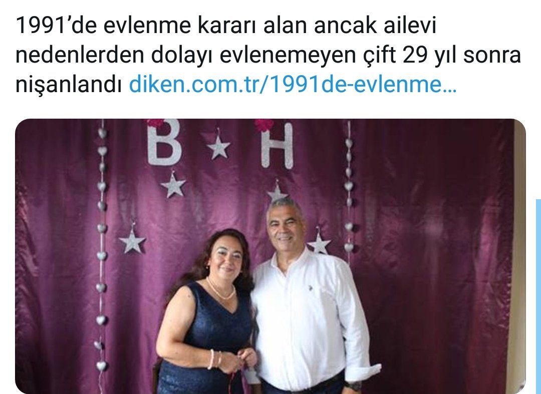 Sedaddi's tweet photo. Nişan olayı iyi olmuş... Biraz daha tanıyın birbirinizi elbette. https://t.co/7UCS5w9g8s