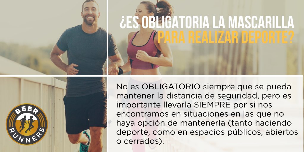 BeerRunners_es's tweet photo. Hemos preparado un guía rápida con consejos para volver a las quedadas BR con toda la seguridad. ¡Échales un ojo! #ComunidadBR #MuchoMásQueCorrer https://t.co/nrJ0dRooNZ