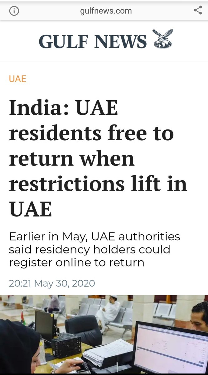 nri_dxb's tweet photo. Hahaha. International medias also believed @HardeepSPuri tweet like us.

Hello Saab, Restrictions lifted in uae from June 22nd. Where is our flights?

May be @GNReaders has to post one article titled fake promise by Indian aviation minister to their NRI citizens 

#indiatoUAE https://t.co/cywDe1bRbQ