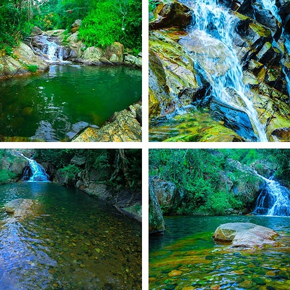 #Besama #waterfall is surrounded by #lushgreenery which is due to the forest surrounding it in its remote location. It got its name due to the shape of its pool representing a basin which in Sinhala is known as “Besama' #waterfalllovers #NaturePhotography #traveldiaries