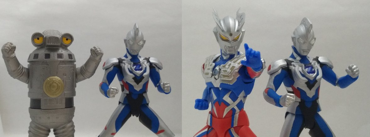 ソフビ可動改造ウルトラマンゼット 今回は目とカラータイマーをクリア
