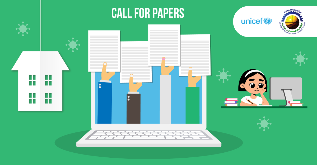 يونيسف مصر (@unicef_egypt) on Twitter photo UNICEF Egypt is pleased to launch a call for papers, in partnership with <a href="/FEPS_CU_Egypt/">Faculty of Economics and Political Science</a>, to explore the impact of #Covid19 on children and adolescents' wellbeing. Check the call and submit your proposal by the 31st of August at: bit.ly/2N0VyQv UNICEF Egypt is pleased to launch a call for papers, in partnership with <a href="/FEPS_CU_Egypt/">Faculty of Economics and Political Science</a>, to explore the impact of #Covid19 on children and adolescents' wellbeing. Check the call and submit your proposal by the 31st of August at: bit.ly/2N0VyQv